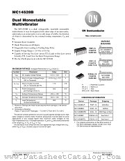 MC14528BFL2 datasheet pdf ON Semiconductor