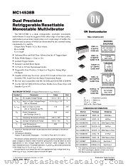 MC14538BFR1 datasheet pdf ON Semiconductor