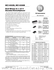 MC14555BFL1 datasheet pdf ON Semiconductor