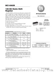 MC14562BCP datasheet pdf ON Semiconductor