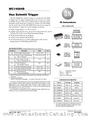 MC14584BFR1 datasheet pdf ON Semiconductor