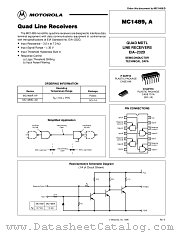 MC1489AML1 datasheet pdf ON Semiconductor