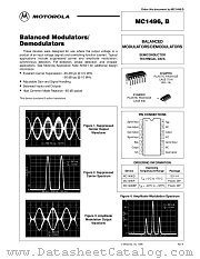 MC1496D datasheet pdf ON Semiconductor