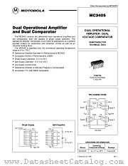 MC3405P datasheet pdf ON Semiconductor