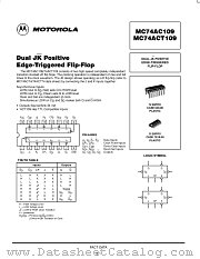 MC74ACT109MR2 datasheet pdf ON Semiconductor