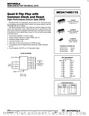 MC74HC175F datasheet pdf ON Semiconductor