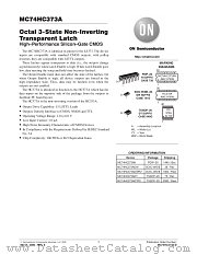 MC74HC373ADTEL datasheet pdf ON Semiconductor