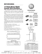MC74HC4060AF datasheet pdf ON Semiconductor