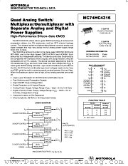 MC74HC4316ADT datasheet pdf ON Semiconductor