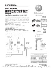 MC74HC589AFL1 datasheet pdf ON Semiconductor