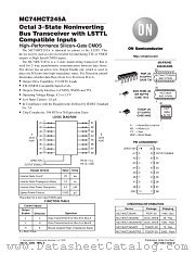 MC74HCT245AFL1 datasheet pdf ON Semiconductor