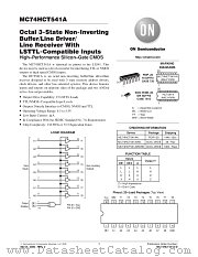 MC74HCT541AFL1 datasheet pdf ON Semiconductor