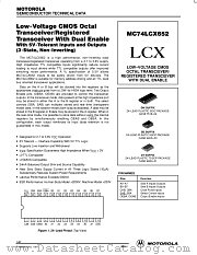 MC74LCX652DTR2 datasheet pdf ON Semiconductor