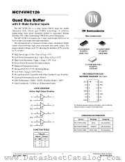MC74VHC126ML1 datasheet pdf ON Semiconductor