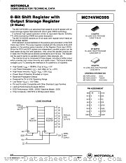 MC74VHC595DR2 datasheet pdf ON Semiconductor