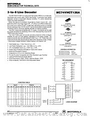 MC74VHCT138AML2 datasheet pdf ON Semiconductor
