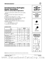 MJD127-1 datasheet pdf ON Semiconductor