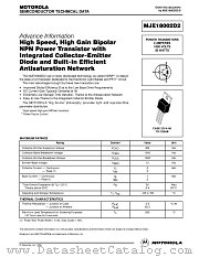 MJE18002D2 datasheet pdf ON Semiconductor