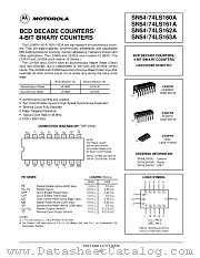 SN74LS161AMR1 datasheet pdf ON Semiconductor