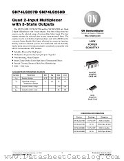 SN74LS258BML1 datasheet pdf ON Semiconductor