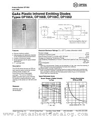 OP166A datasheet pdf Optek Technology