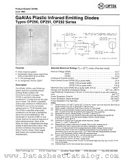 OP290 datasheet pdf Optek Technology