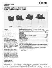OPB370P51 datasheet pdf Optek Technology