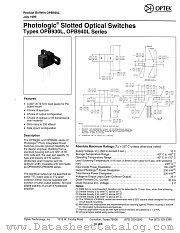 OPB941L51 datasheet pdf Optek Technology
