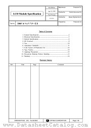 DMC40457N-EB datasheet pdf Optrex Corporation