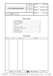 DMF5001NF datasheet pdf Optrex Corporation