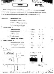AN5539 datasheet pdf Panasonic