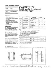 74ACT11175N datasheet pdf Philips