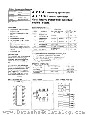 74ACT11543N datasheet pdf Philips