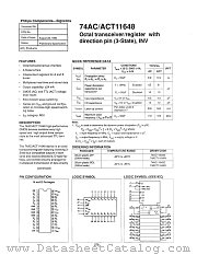 74ACT11648N datasheet pdf Philips