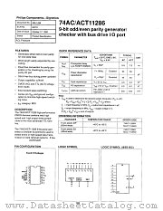 74ACT11286D datasheet pdf Philips