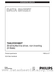 74ALVCH16827DL datasheet pdf Philips