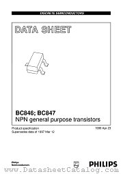 BC847B_TH datasheet pdf Philips