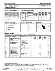 BTA208XSERIESC datasheet pdf Philips