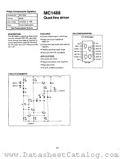 MC1488N datasheet pdf Philips