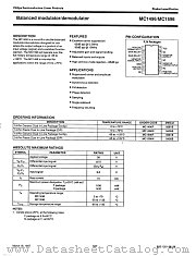 MC1496F datasheet pdf Philips