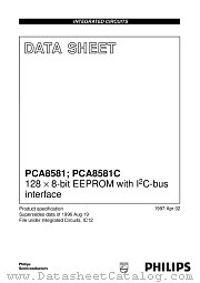 PCA8581CP_F6 datasheet pdf Philips