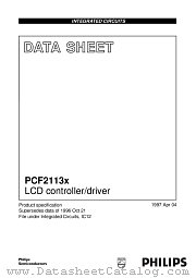 PCF2113DU_F3 datasheet pdf Philips