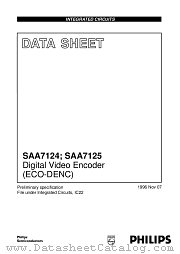 SAA7124H_01 datasheet pdf Philips