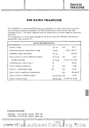 TDA2530 datasheet pdf Philips