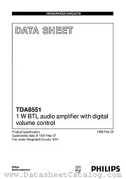 TDA8551_N1 datasheet pdf Philips