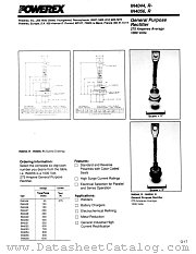 1N4048R datasheet pdf Powerex Power Semiconductors