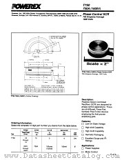 T7S0027504DN datasheet pdf Powerex Power Semiconductors