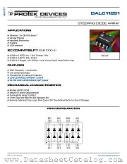 DALC112S1 datasheet pdf Protek Devices