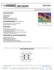 STF701 datasheet pdf Protek Devices
