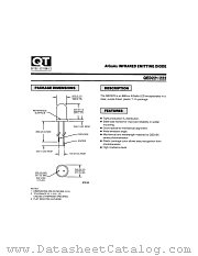 QED223 datasheet pdf QT Optoelectronics